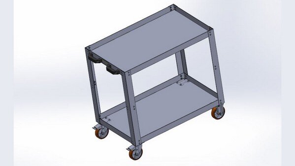 CARRELLO 2 VASSOI STARMEC