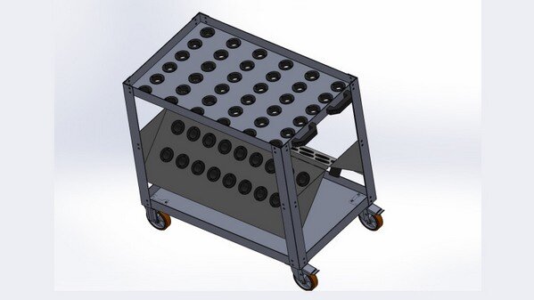 CARRELLO PORTA MANDRINI