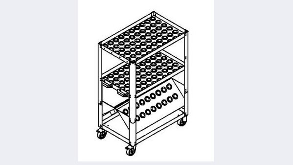 CARRELLO PORTA MANDRINI